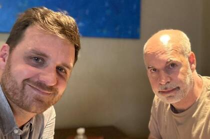 Ferrario, uno de los aspirantes a jefe porteño de Pro, junto a Larreta
