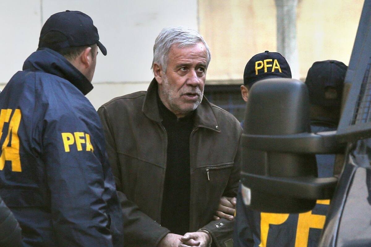 Ferreyra, al ser trasladado a Comodoro Py en 2018