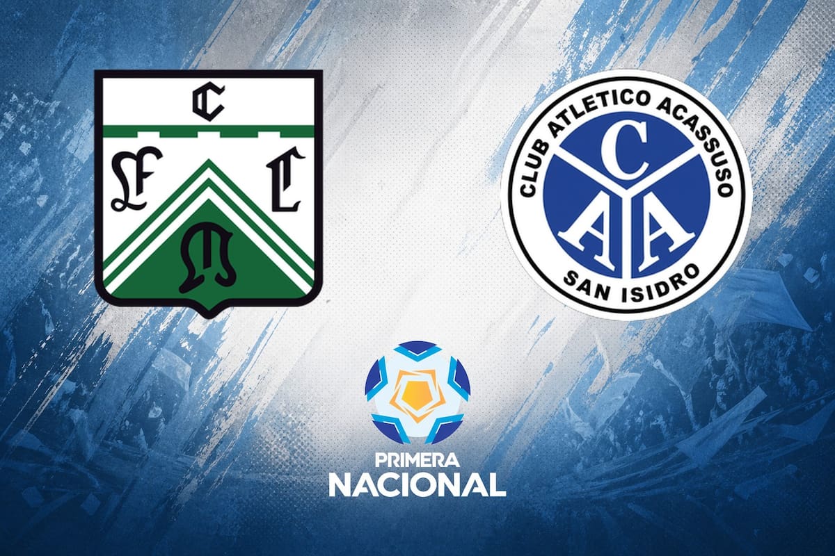 Ferro Carril Oeste y Acassuso disputaron uno de los encuentros de la jornada del fútbol argentino