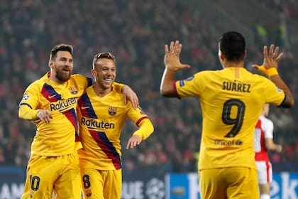Festejan Barcelona y Messi, desde los tres minutos.