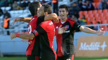 Festejo de Newell´s en Mar del Plata