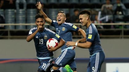 Festejo del Sub 20