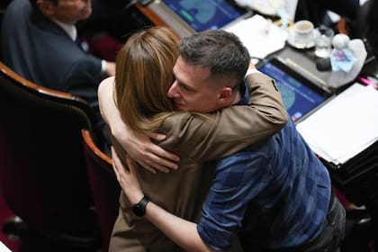Festejos por la votación de la ley de discapacidad en el Congreso