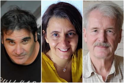 Carlos Battilana, Débora Mundani y Daniel Balderston