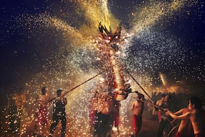 Festival de Fuego del Dragón, en Macau