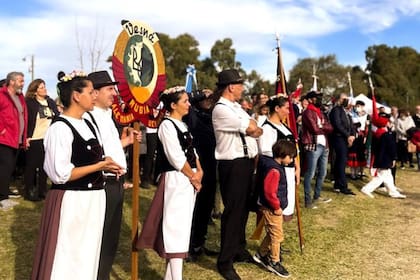 Festival del Oktober Fest en Colonia Nievas, partido de Olavarría