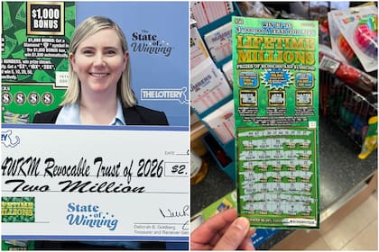 Fideicomiso reclama un premio de lotería de US$2 millones obtenido en Peabody, Massachusetts, mediante un boleto de la serie "Lifetime Millions"