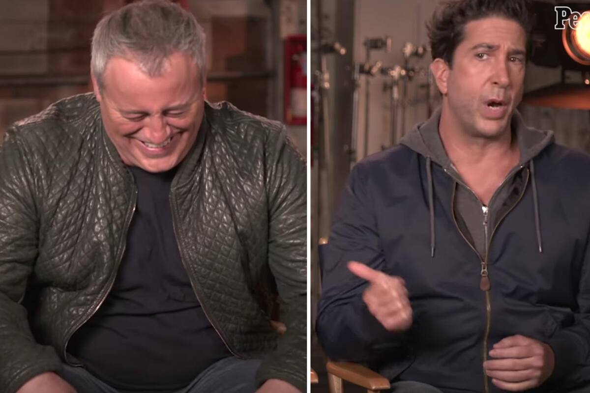 Fiel a su clásico humor, David Schwimmer hizo un chiste que tentó a Matt LeBlanc