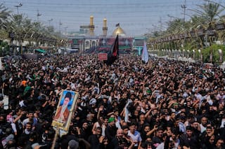 Millones de musulmanes chiíes se unen a la peregrinación del Arbaín en Irak