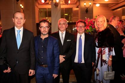 Sergio Baur, Enrique Avogadro, Esteban Tedesco, Ariel Sigal y Erica Roberts