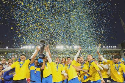 Fiesta en azul y oro; Boca celebró su segundo título de la temporada