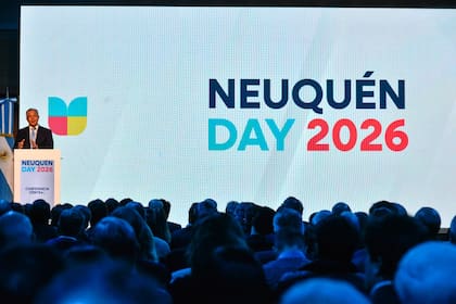 Figueroa, durante su discurso en el Neuquén Day 2026