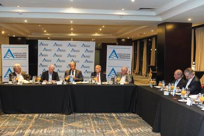 Figueroa en su encuentro con AEA.