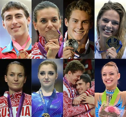 Figuras que quedarían fuera: 1) Sergey Shubenkov (atletismo), 2) Yelena Isinbayeva (atletismo), 3) Vladimir Morozov (natación), 4) Yuliya Efimova (natación), 5) Sofya Velikaya (esgrima), 6) Aliya Mustafina (gimnasia), 7) Dmitriy Muserskiy y Dmitriy Ilinykh (voleibol), y 8) Evgenia Kanaeva (gimnasia)