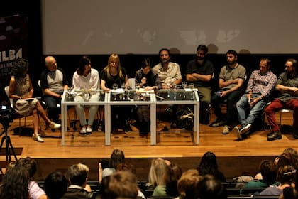 Lectura realizada por autores participantes de una edición anterior del Filba, en Mar del Plata