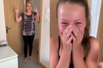 Filman la inesperada reacción de estas niñas al ver el cambio de imagen de su dormitorio