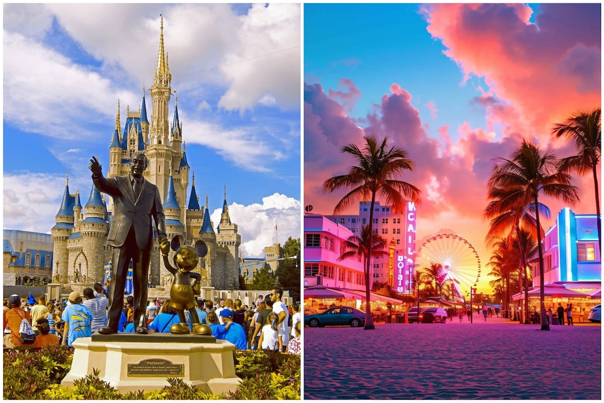 Fin de la rivalidad de Orlando y Miami, un reciente estudio dijo cuál es la ciudad más divertida de Florida