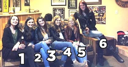 Fin del misterio: seis chicas, seis piernas