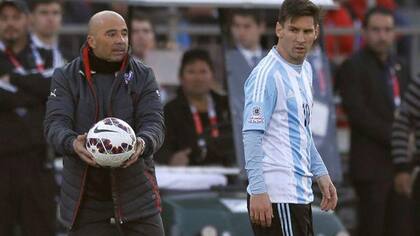 Final Copa América 2015: Jorge Sampaoli, DT campeón con Chile, y Lionel Messi