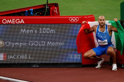 Final de 100m medalla de Oro para el italiano Marcell Jacobs