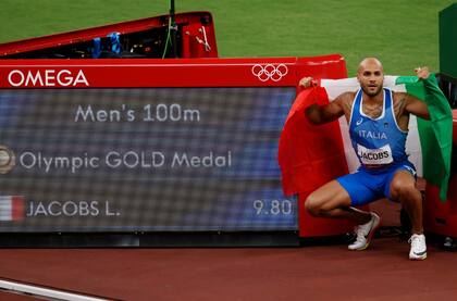 Final de 100m: medalla de Oro para el italiano Marcell Jacobs
