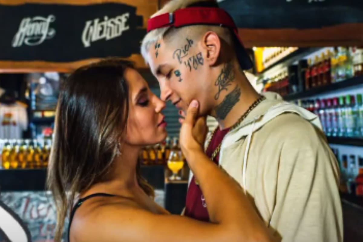 Final inesperado: Cinthia Fernández mostró qué ocurrió tras el polémico final del clip que grabó con L-Gante
