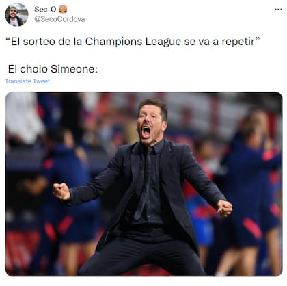 Finalmente, los hinchas del Atlético pudieron respirar más aliviados, aunque no tanto, ya que les tocó el Manchester United