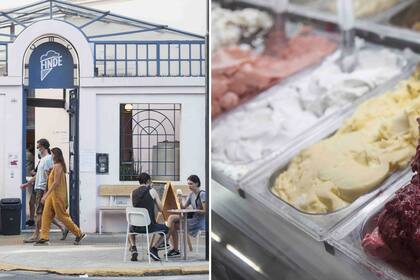 Finde es una heladería, bar de postres y cafetería.