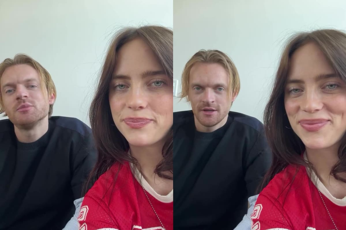 Finneas y Billie Eilish expresaron su apoyo a la actual candidata del Partido Demócrata