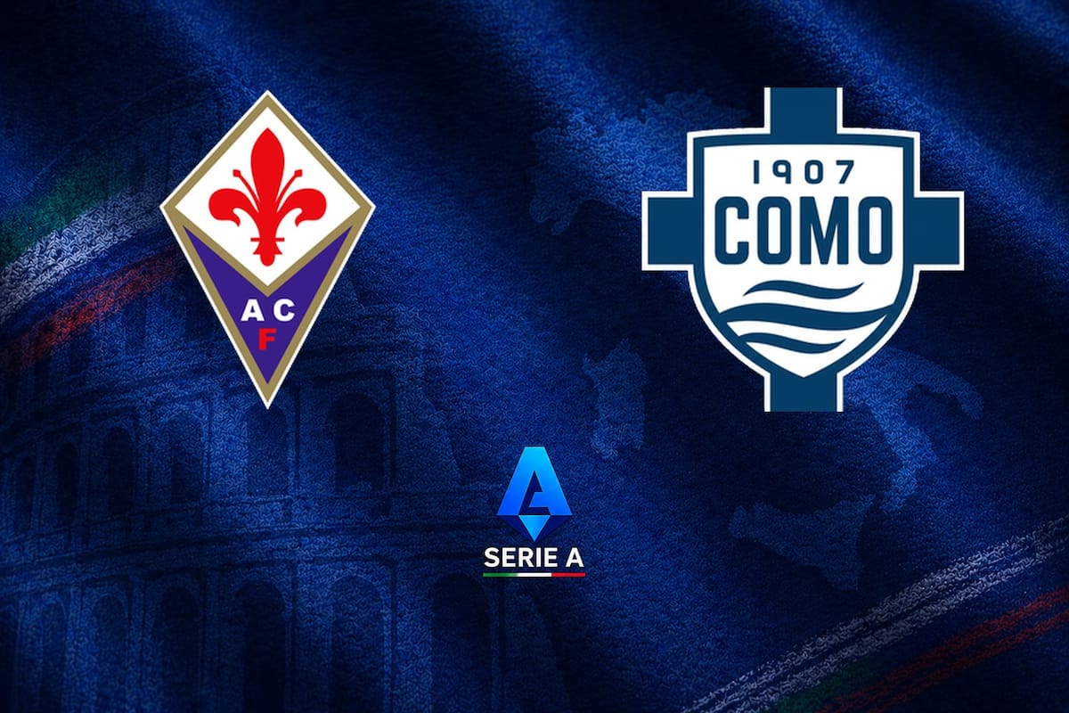 Fiorentina y Como disputaron uno de los encuentros de la jornada del fútbol italiano