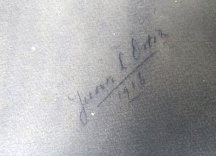 Firma de poeta y de artista