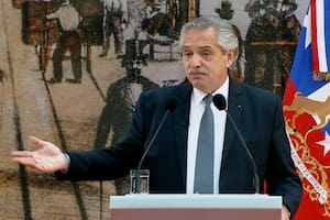 Firma de convenios y declaraciones de los presidentes Alberto Fernández y Gabriel Boric.