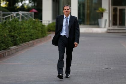 Alberto Nisman, horas después de haber presentado su denuncia contra Cristina Kirchner, y cuatro días antes de que sea hallado muerto en su departamento