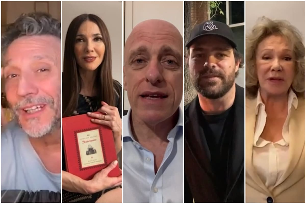 Fito Páez, Cristina Pérez, Carlos Pagni, Peter Lanzani y Soledad Silveyra