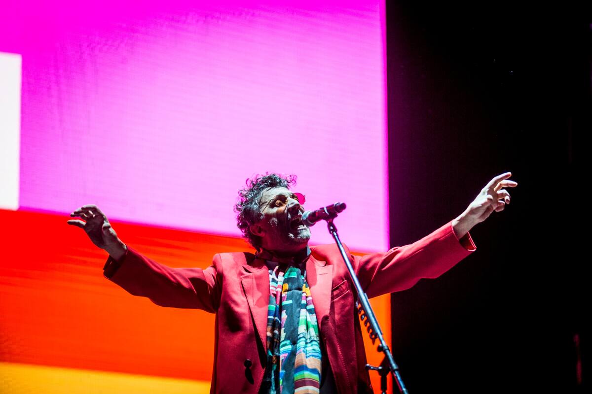 Fito Päez en el hipódromo de Palermo