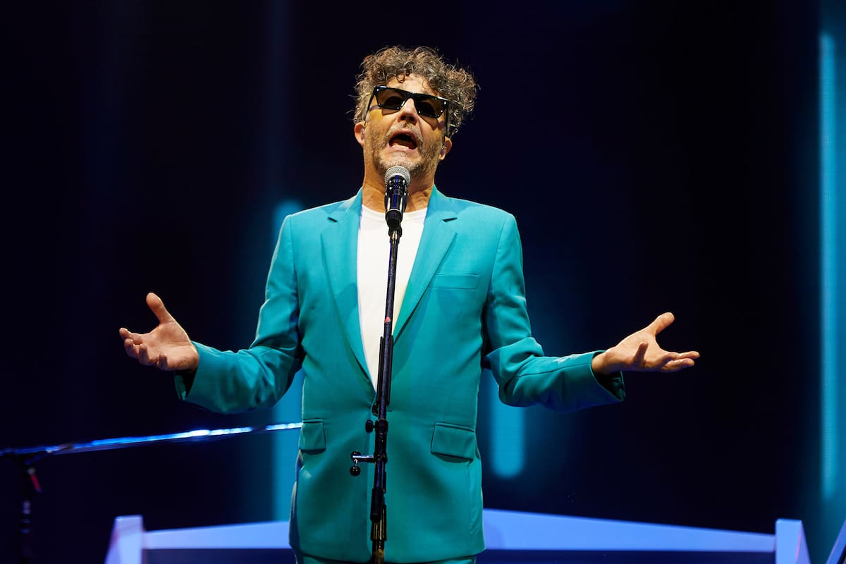 Fito Paéz en el Movistar Arena show por streaming La Conquista del Espacio Virtual
