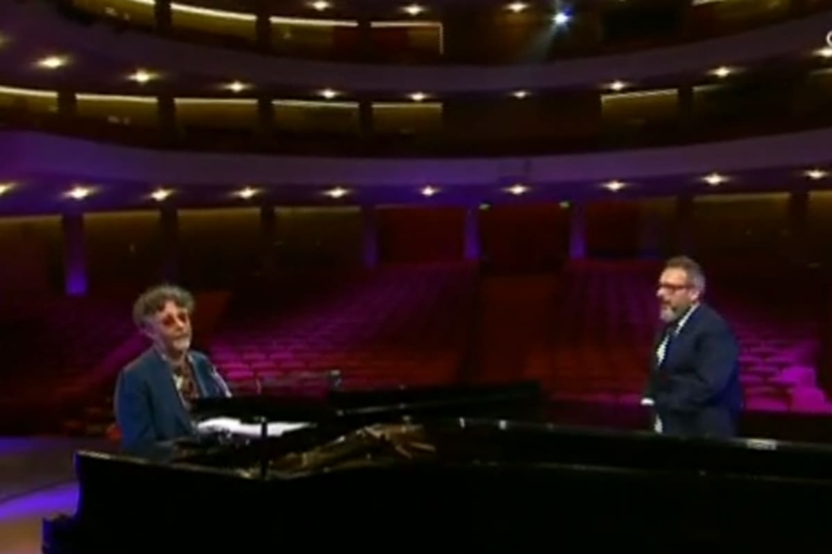 Fito Paéz en el Teatro Coliseo para la Peña de Morfi