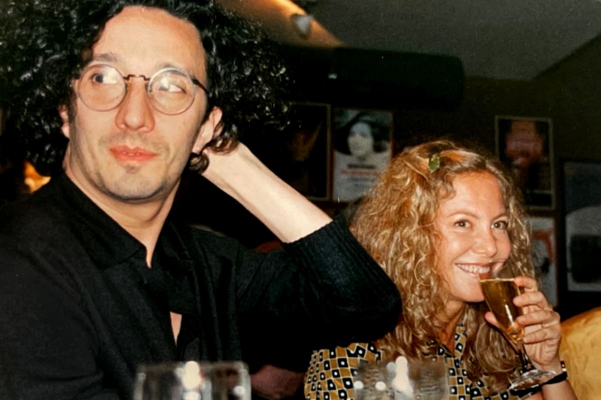 Fito Páez y Cecilia Roth, años atrás, en un evento