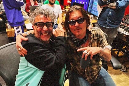 Fito Páez y Johnny Depp