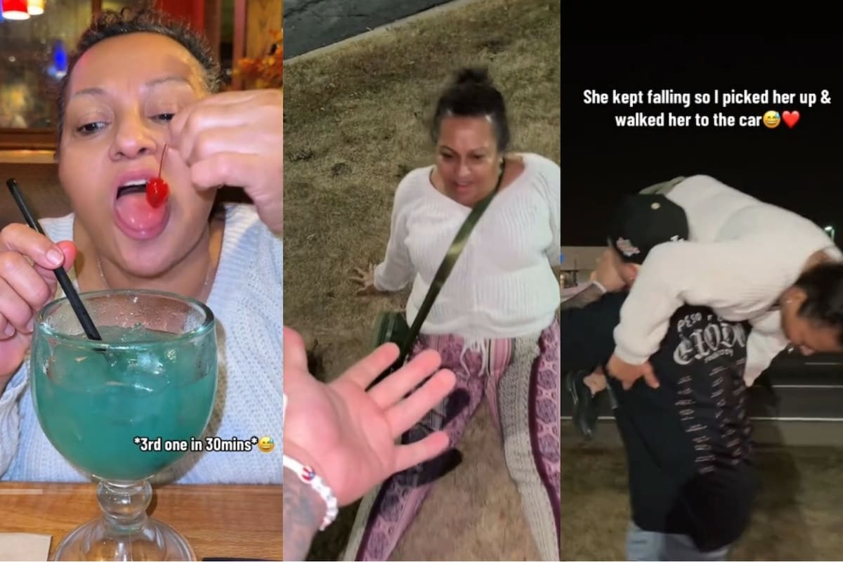 @fknjunior es un reputado usuario de TikTok, con más de 3 millones de seguidores. Ahora comparte la fama con su madre, que luego de una tarde de tragos se hizo famosa en la red. Canva -@fknjunior