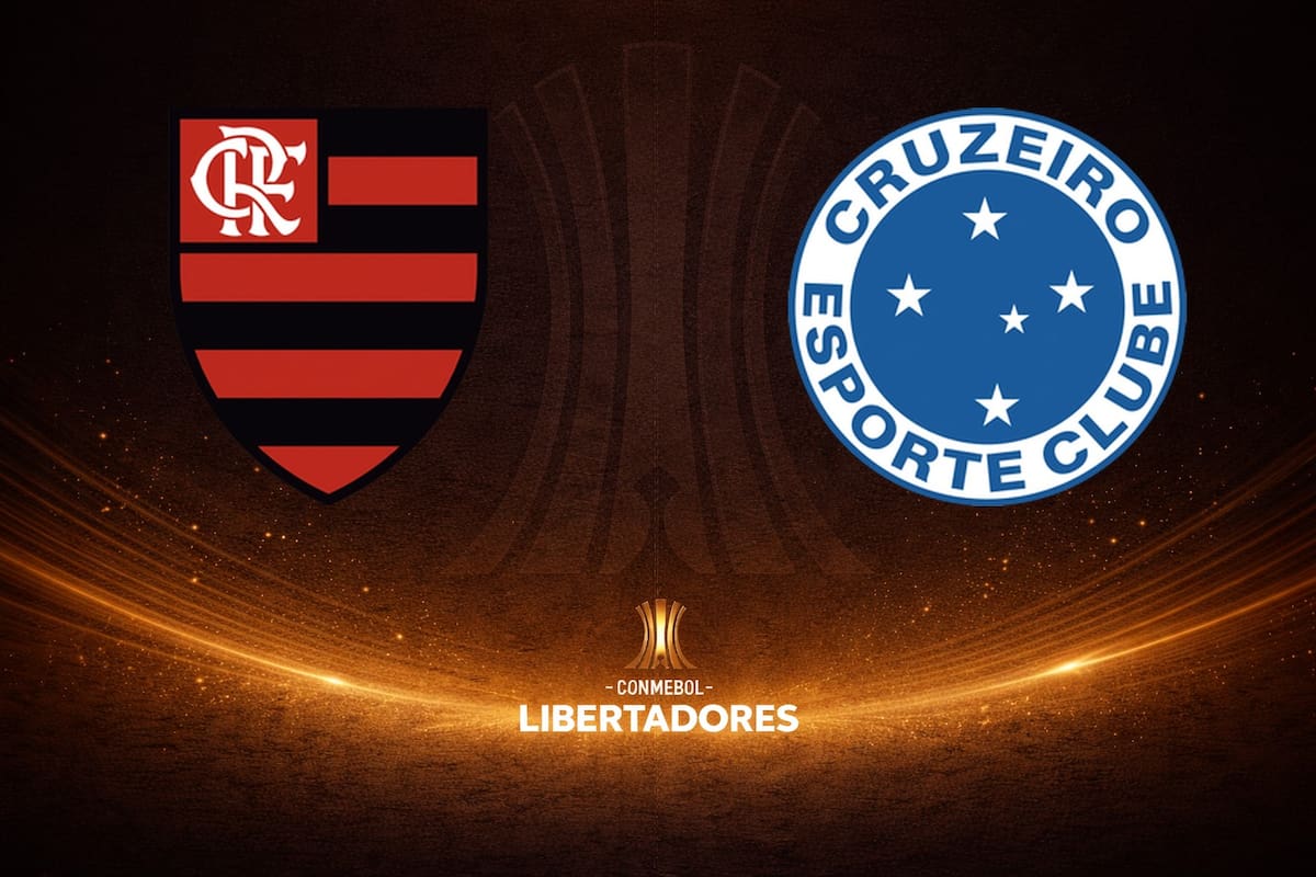 Flamengo y Cruzeiro disputaron uno de los encuentros de la jornada de la Copa Libertadores