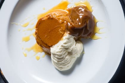 Flan de dulce de leche