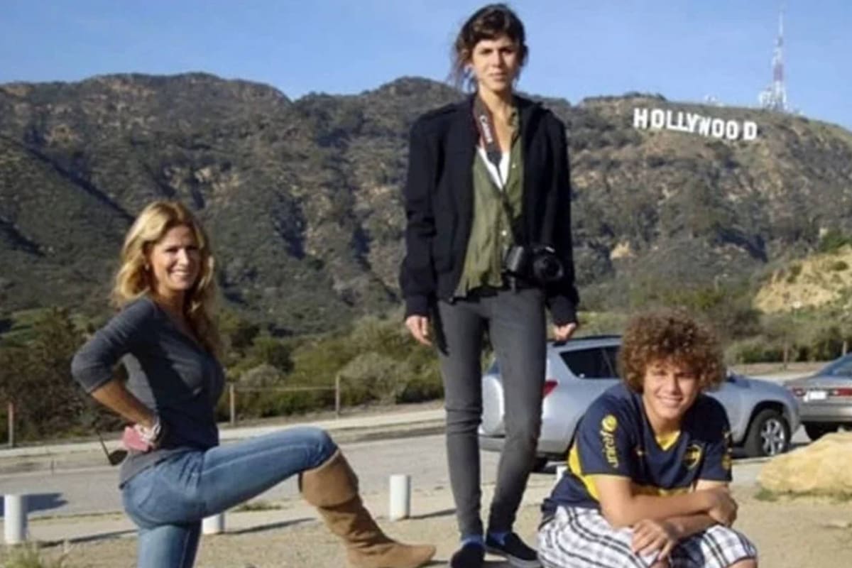 Flavia junto a Giuliana y Gianmarco (Captura video)