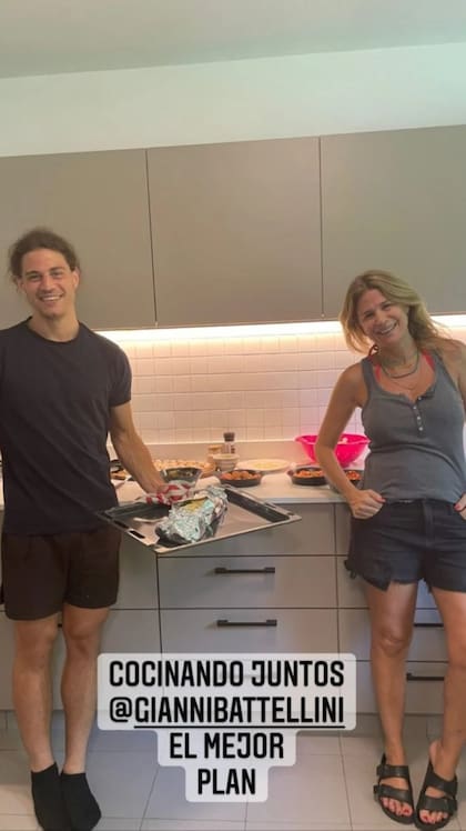 Flavia Palmiero mostró orgullosamente a su hijo en las redes sociales