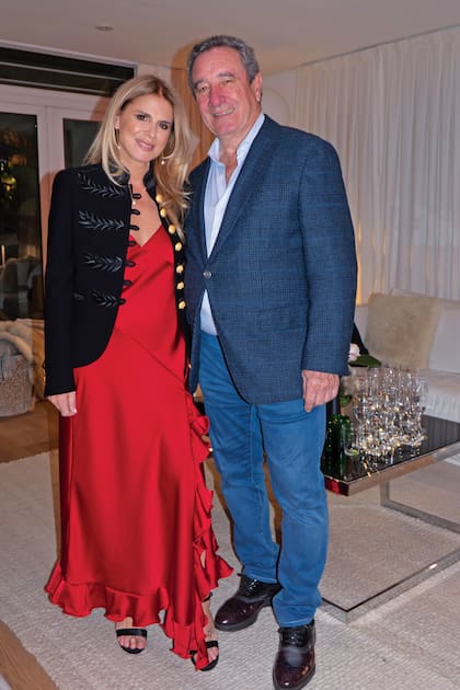 Flavia y Luis Scalella viven en casas separadas, pero conviven los fines de semana