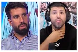 Flavio Azzaro y Kun Agüero