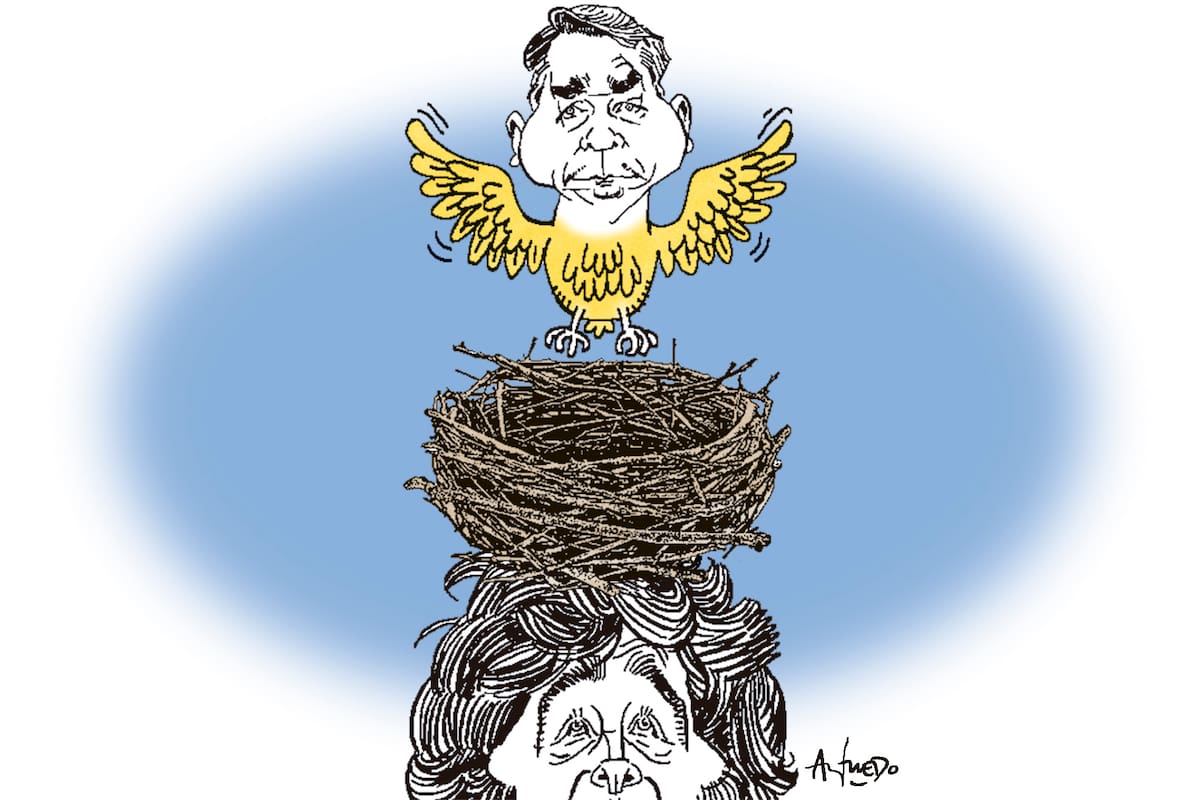Flavio Bolsonaro y Javier Milei