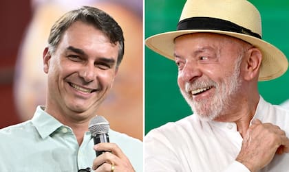 Flavio Bolsonaro y Luiz Inacio Lula da Silva compiten con poca diferencia en las elecciones presidenciales de octubre