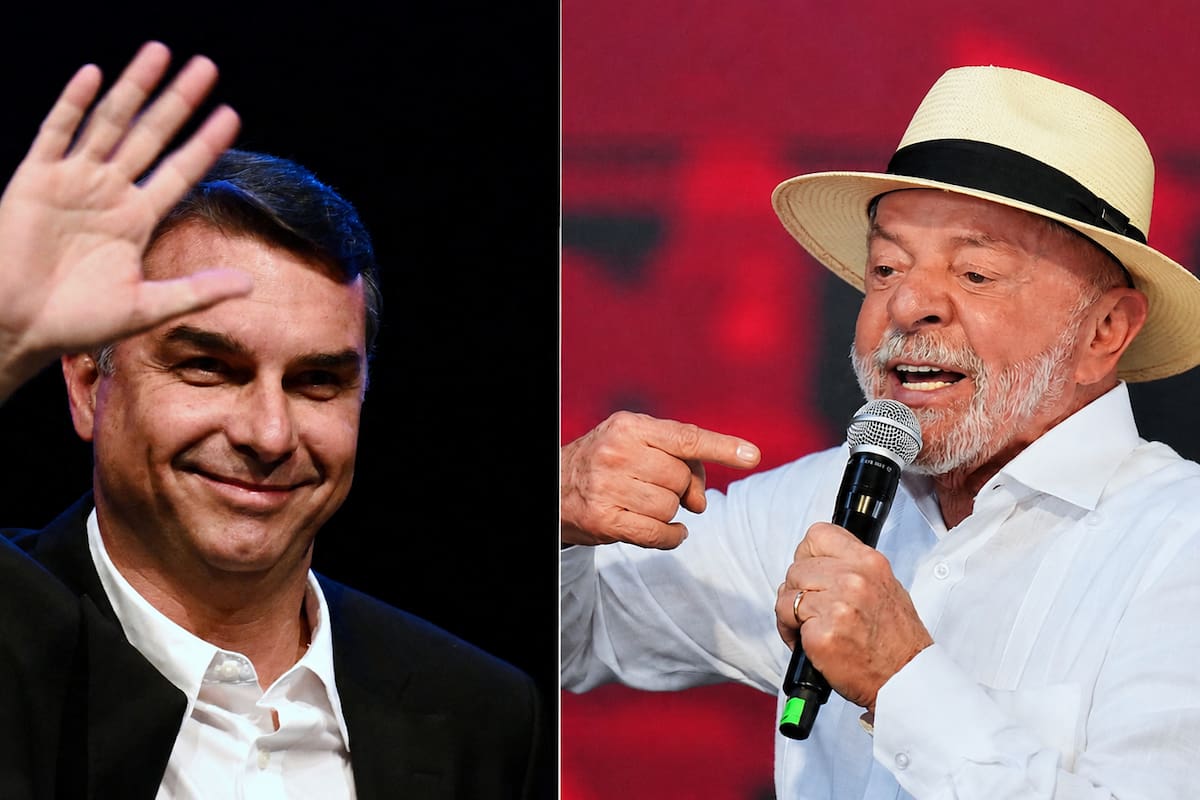 Flávio Bolsonaro y Lula competirán en las presidenciales de Brasil