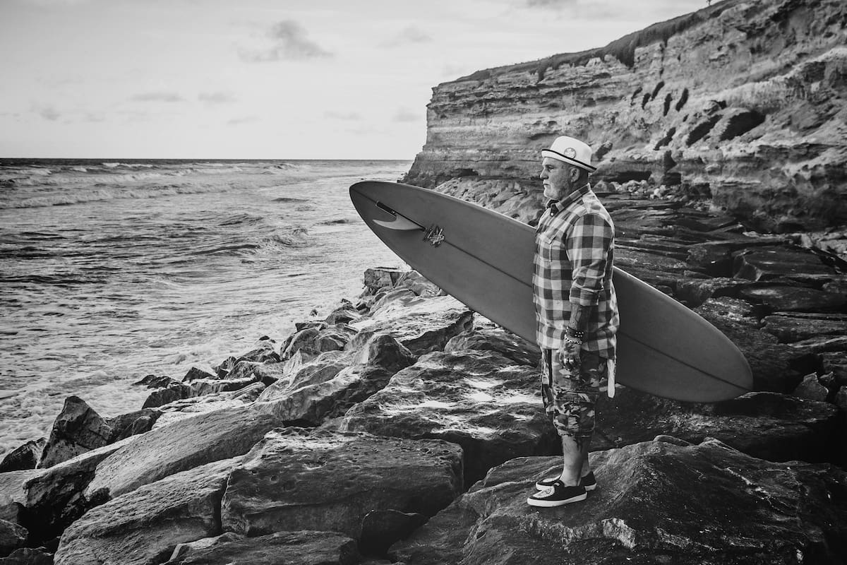 Flavio Cianciarulo, el Sr. Flavio de los Fabulosos Cadillacs, en Chapadmalal, 25 km al sur de Mar del Plata, donde vive con su familia